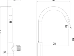 Spültischarmatur Basic, mit Neoperl Luftsprudler