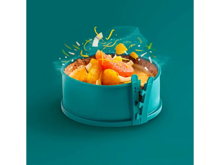 Springform, mit Glasboden, 18 cm