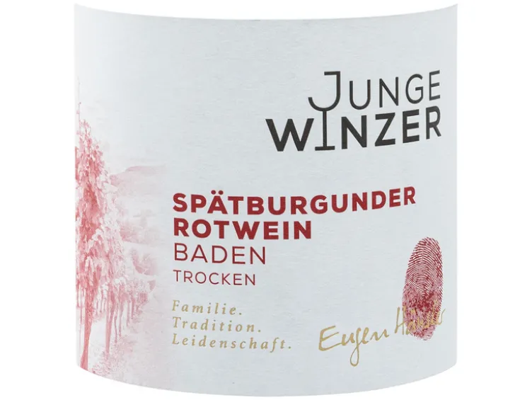Spätburgunder Baden QbA trocken, Rotwein 2022