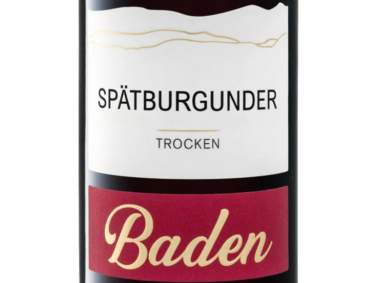 Spätburgunder Baden QbA trocken, Rotwein 2023
