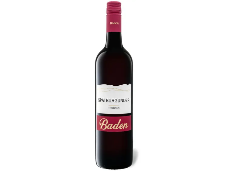 Spätburgunder Baden QbA trocken, Rotwein 2023
