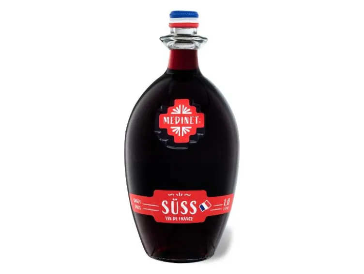 Süss, Literflasche, Rotwein