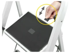 Stahl Trittleiter »K40 BasicLine«, mit Sicherheitsbügel
