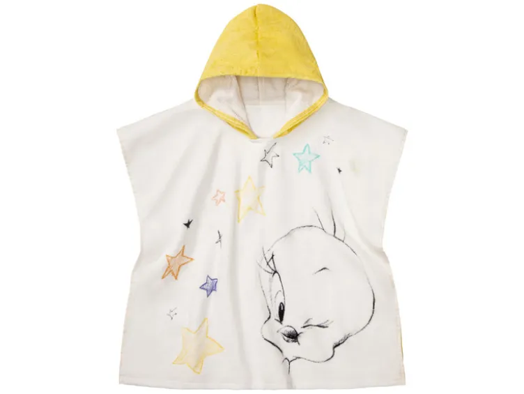 Strandtuch / Kinder-Strandponcho, aus reiner Baumwolle