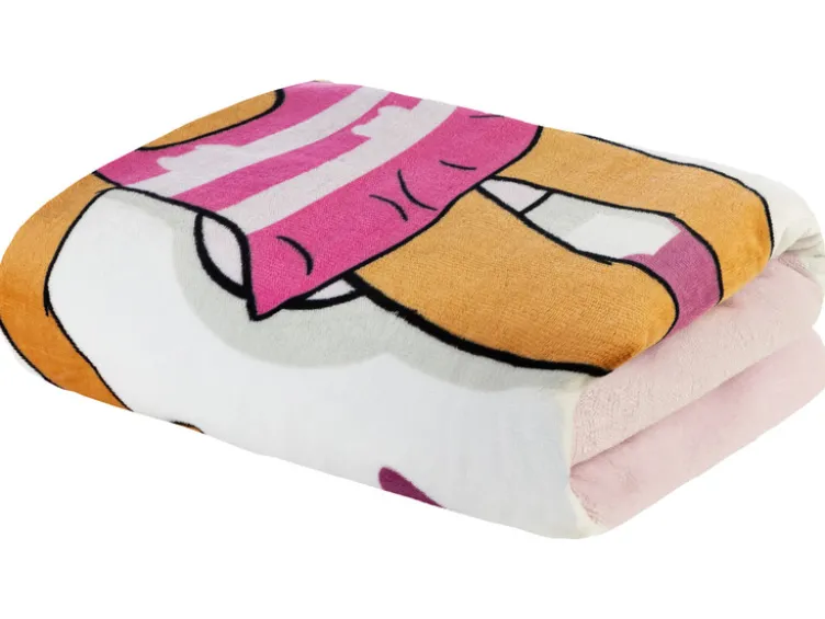 Strandtuch / Kinder-Strandponcho, aus reiner Baumwolle