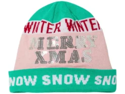Strickmütze in lustigem Weihnachtsdesign