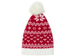 Strickmütze in lustigem Weihnachtsdesign