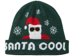 Strickmütze in lustigem Weihnachtsdesign