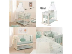 Stubenbett 4-in-1, mit Schlafsack