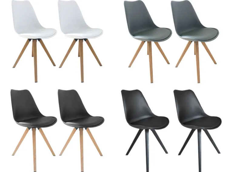 Stuhl »Kira« 2er Set, in modernem, skandinavischem Stil