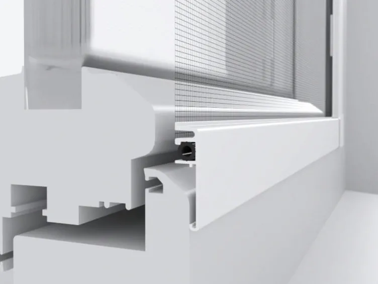Super Slim Rahmenfenster, Komplettbausatz, ohne Bohren, 4,3 mm Einbautiefe, B 120 x H 150 cm