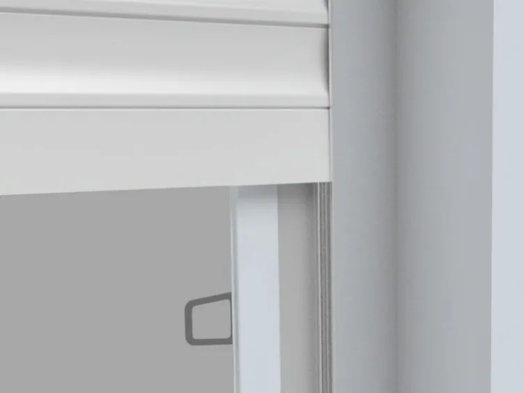 Super Slim Rahmenfenster, Komplettbausatz, ohne Bohren, 4,3 mm Einbautiefe, B 120 x H 150 cm