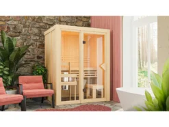 System-Sauna »Shorty«, mit Fronteinstieg, 3,6 kW Ofen