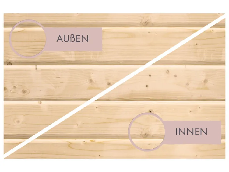 System-Sauna »Shorty«, mit Fronteinstieg, 3,6 kW Ofen