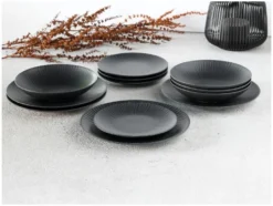 Tafelservice »Vesuvio Black«, 12-teilig