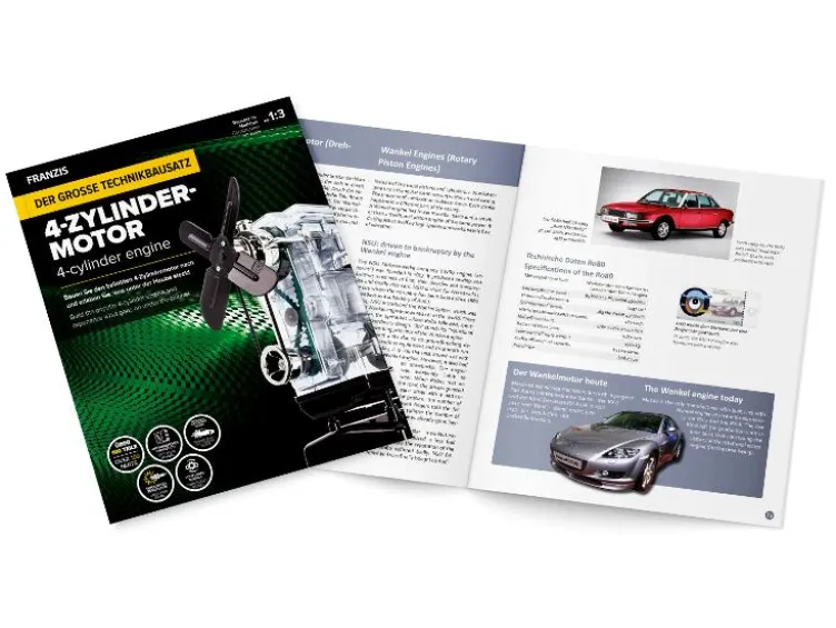 Technikbausatz 4-Zylinder-Motor