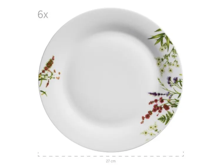 Tellerset »Herbal Garden«, 18-teilig