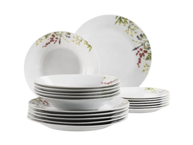 Tellerset »Herbal Garden«, 18-teilig