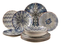 Teller-Set »Iberico Blue«, 12-teilig