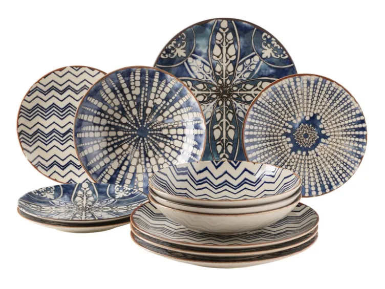 Teller-Set »Iberico Blue«, 12-teilig