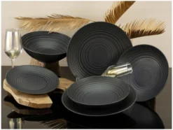 Teller-Set »Lava Stone«, 12-teilig
