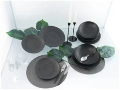 Teller-Set »Lava Stone«, 12-teilig