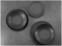 Teller-Set »Lava Stone«, 12-teilig