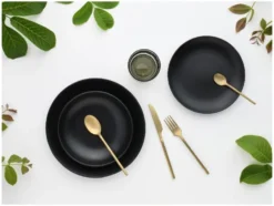Tellerset »Magic Black«, 12-teilig