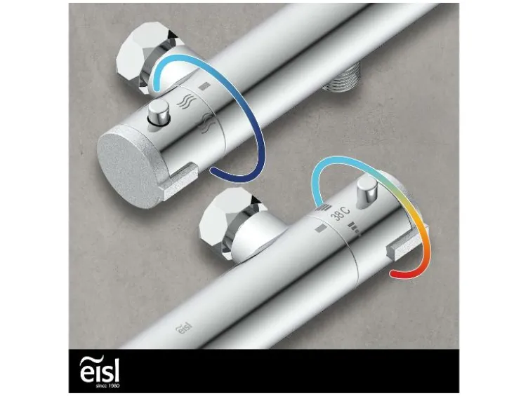 Thermostat Duscharmatur »CLAUDIO«, Chrom