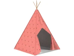 Tipi Spielzelt Waldtiere, aus massivem Kiefernholz