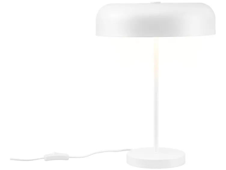 Tischleuchte, mattweiß, 1-/ 2-flammig