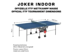 Tischtennisplatte Joker, Indoor Tischtennistisch, klappbar