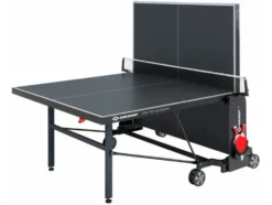 Tischtennisplatte ProTec Outdoor, wetterfester Kompakttisch, klappbar