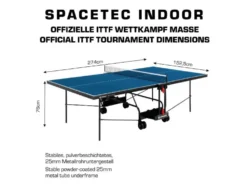 Tischtennisplatte Space Tec Indoor, klappbar