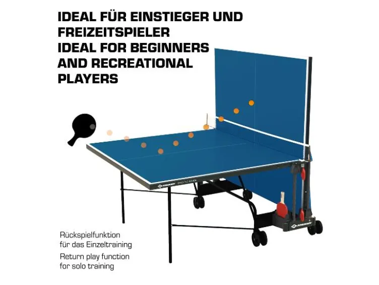 Tischtennisplatte Space Tec Indoor, klappbar