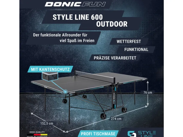 Tischtennisplatte Style 600 Outdoor