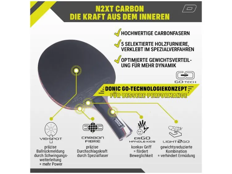 Tischtennisschläger Gravity Pro Carbon