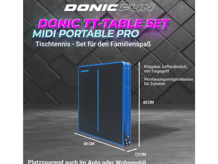 Tischtennis Set Midi Portable PRO