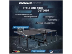 Tischtennis-Set Style 1000 Outdoor, inkl. Zubehör