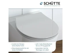 Toilettensitz »SLIM« mit Absenkautomatik