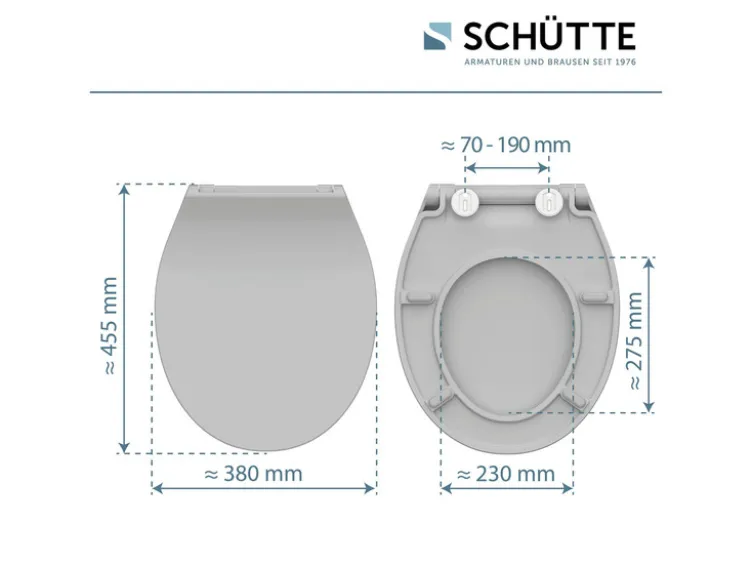 Toilettensitz »SLIM« mit Absenkautomatik