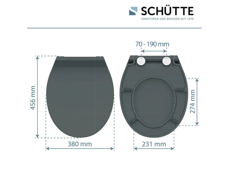 Toilettensitz »SLIM« mit Absenkautomatik