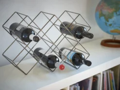 Topfuntersetzer/ Weinregal aus Eisen