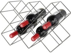 Topfuntersetzer/ Weinregal aus Eisen