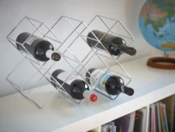 Topfuntersetzer/ Weinregal aus Eisen