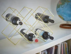 Topfuntersetzer/ Weinregal aus Eisen