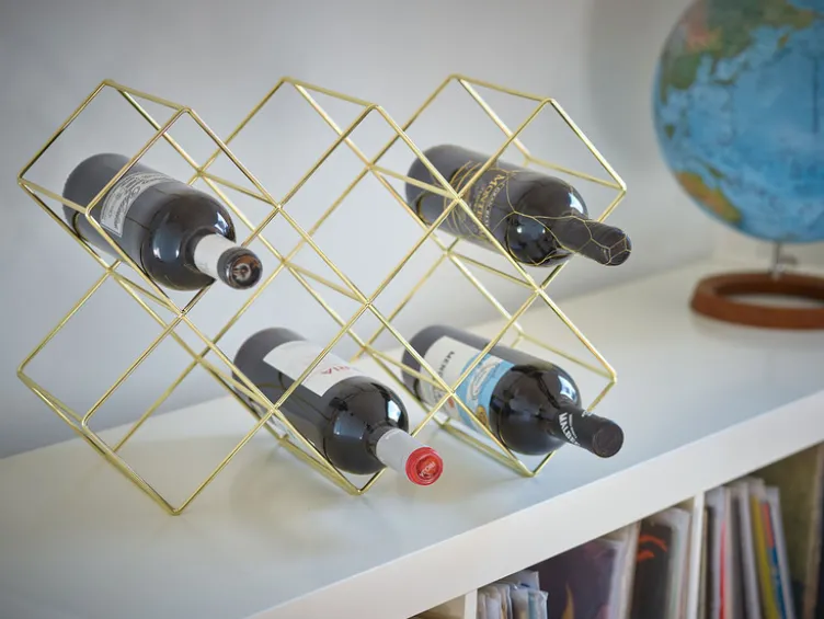 Topfuntersetzer/ Weinregal aus Eisen