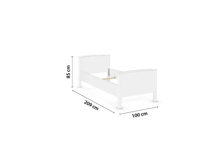 Torrent Bett Komforthöhe, Liegefläche 90 cm