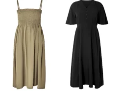 Tunika-Kleid / Kleid, Midilänge