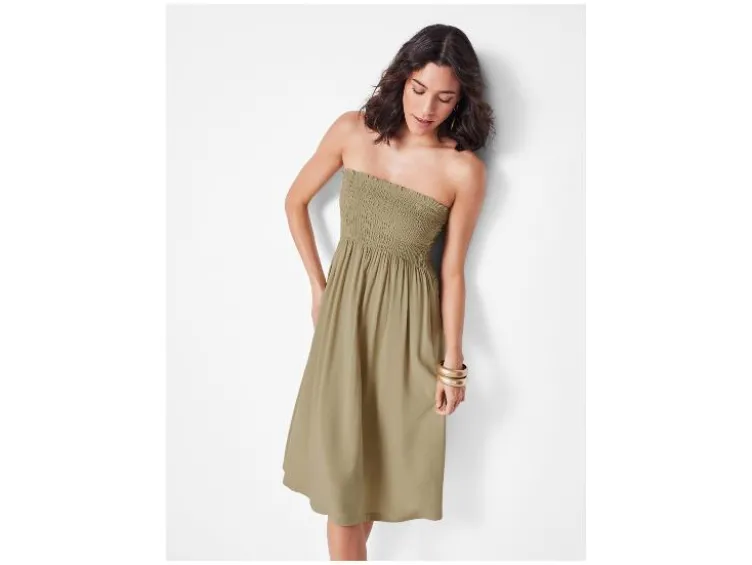 Tunika-Kleid / Kleid, Midilänge